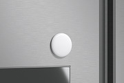 White Round Fridge Magnet 3D Model, an Object 3D Model by rebrandy (Thumbnail 2 of 9)