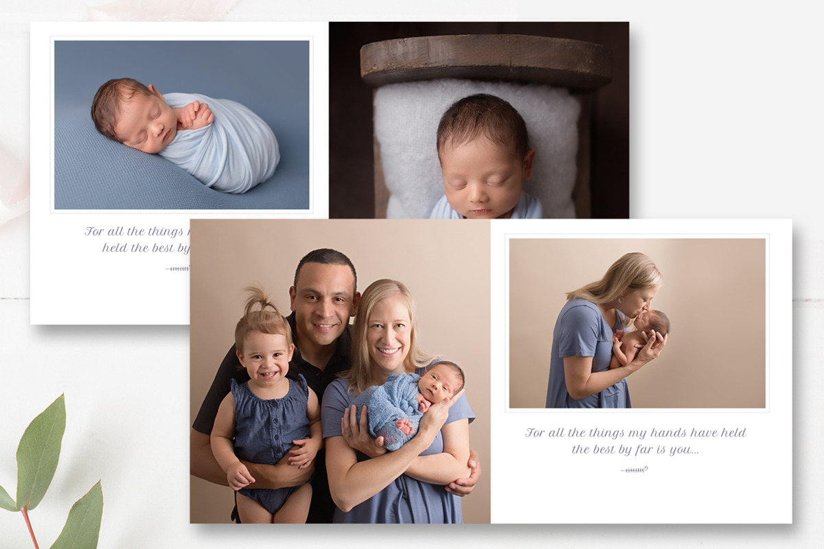 Baby Album Template PSD, a Magazine Template by By Stephanie Design