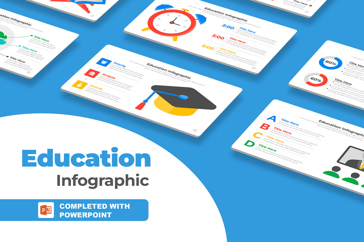 Education Infographic, a Presentation Template by Mighty-Slide (Photo 1 of 8)