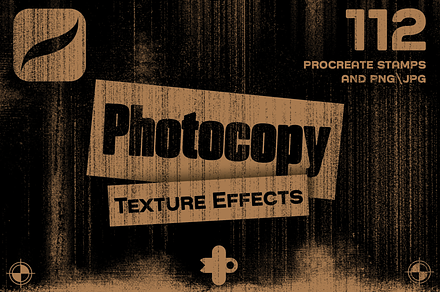 Photocopy Texture Effects, a Brush Add-On by PeeperDesignStudio