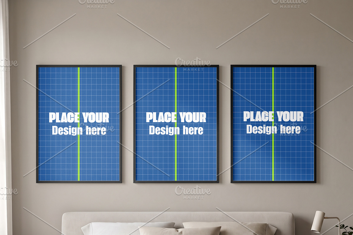 Wall Art Frame Mockup Bundle, a Household Mockup by Pixel Foundry (Photo 4 of 6)