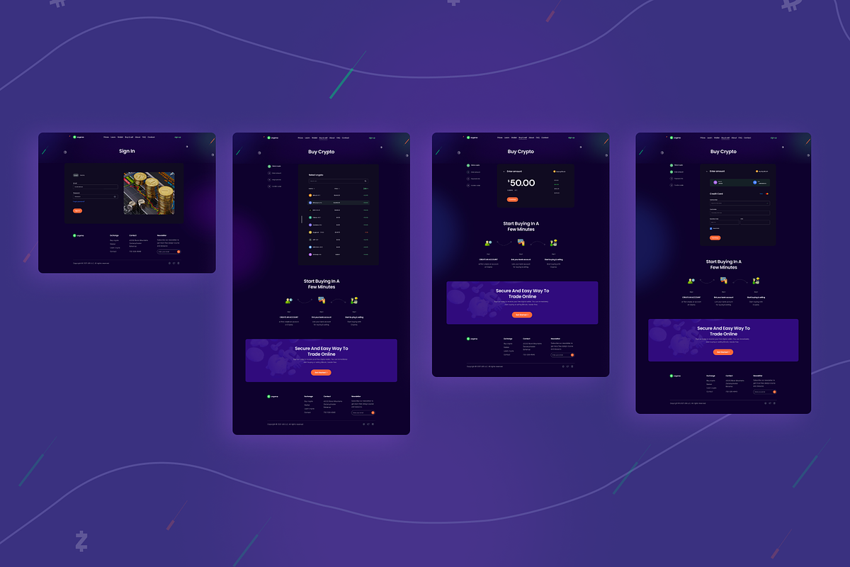 Crypma - Cryptocurrency Website, an UI Kit Template by Pixency (Photo 5 of 7)