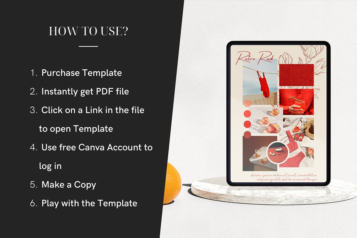 20 Mood Board Templates on Canva, a Presentation Template by DesignbySamVN (Photo 7 of 7)