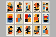 45 Bauhaus Printable Wall Art, a Background Graphic by C Design Studio (Thumbnail 9 of 9)