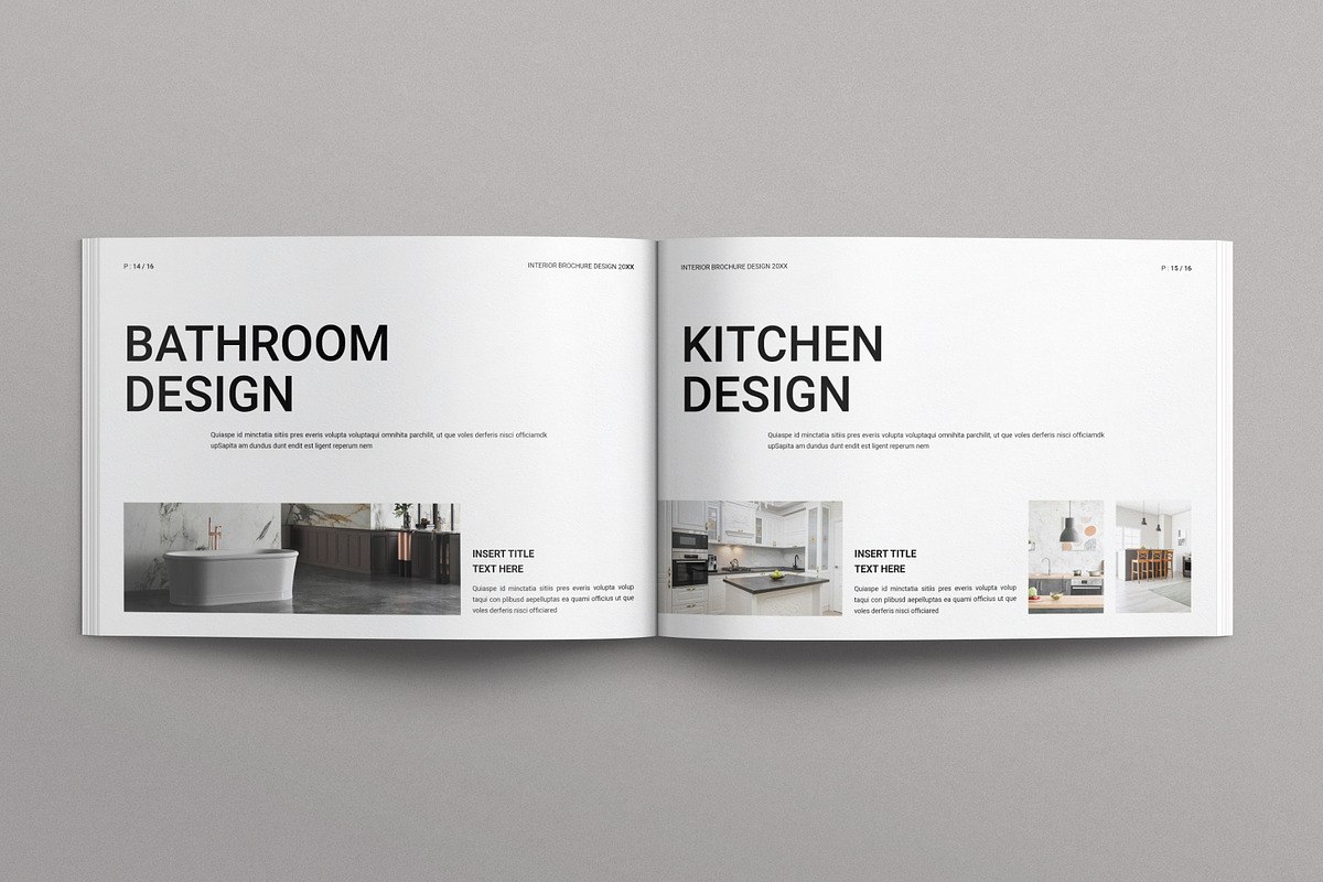 Interior Design Brochure Landscape, a Brochure Template by E-Type (Photo 6 of 7)