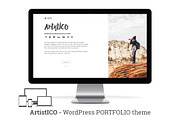 ArtistICO - Wordpress Theme, a WordPress Template by NiteoThemes (Thumbnail 1 of 3)