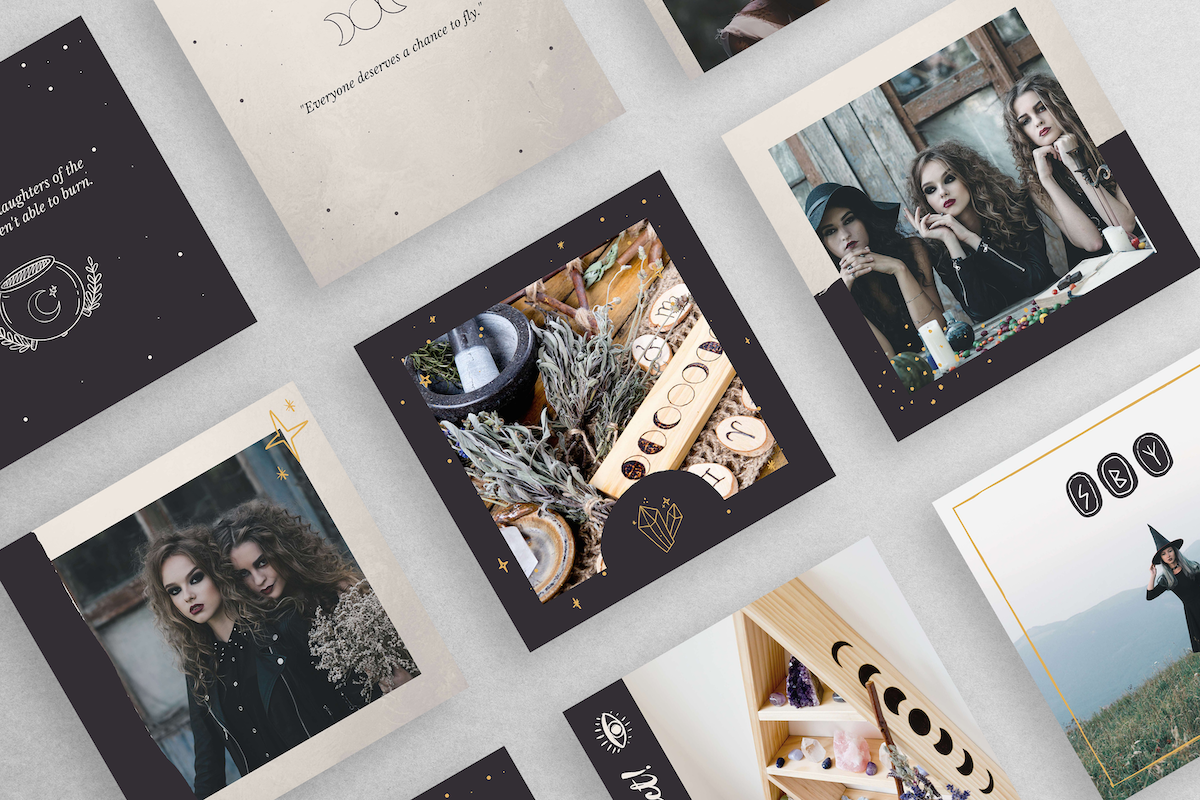 The Coven Instagram Template, a Social Media Template by thetrendytemplate (Photo 2 of 5)