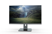 Monitor U2414h Mockup, a Product Mockup by PixelMockup (Thumbnail 7 of 14)
