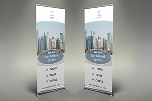 Travel Roll-Up Banner - SK