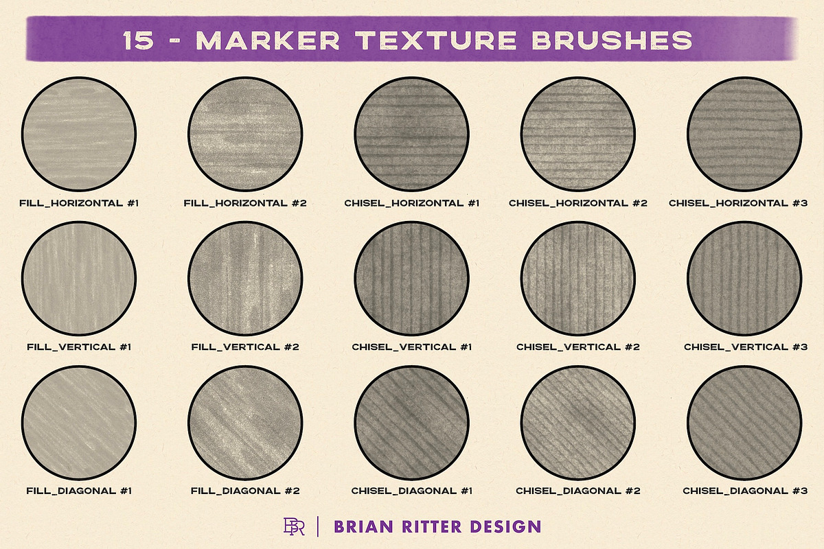 Markers for Procreate, a Brush Add-On by Brian Ritter Design (Photo 8 of 11)