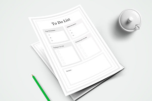 Canva To Do List Workbook Planner