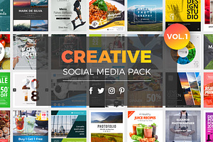 Creative Social Media Pack Vol.1