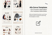 Fashion Blogger LTK Canva Template, a Social Media Template by Deb Creative Studio (Thumbnail 2 of 9)