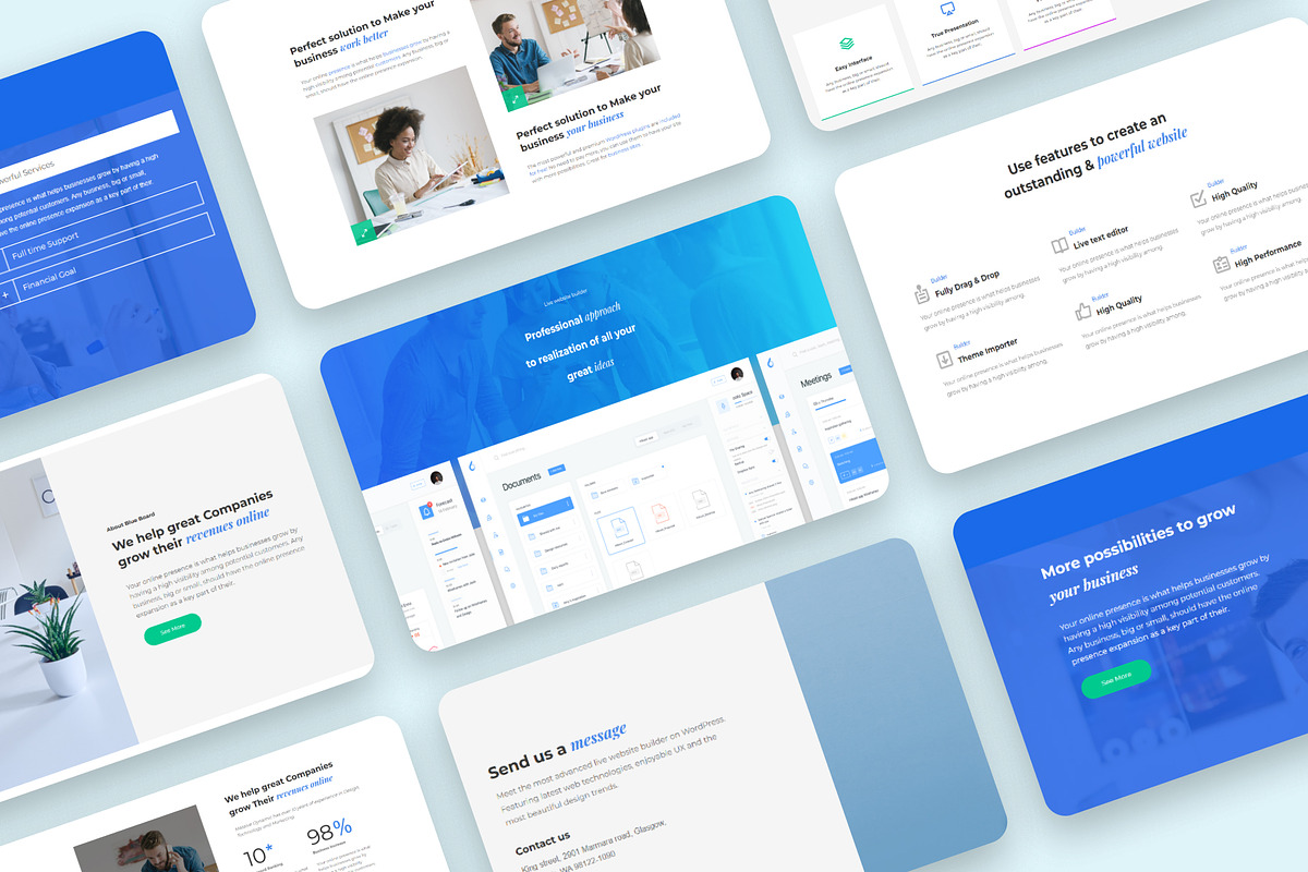 Small Business WordPress Theme, a WordPress Template by Pixflow (Photo 3 of 10)