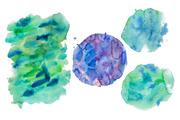 Big set of watercolor backgrounds, a Texture Graphic by natsa (Thumbnail 3 of 5)