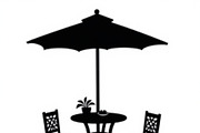 Table Umbrella Beach Silhouette, an Illustration by Amazin_art (Thumbnail 3 of 13)