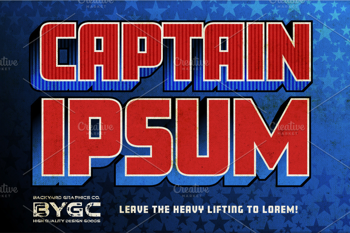 SuperComic - Vector Text Effects, an Action Add-On by BackYard Graphics Co. (Photo 10 of 18)