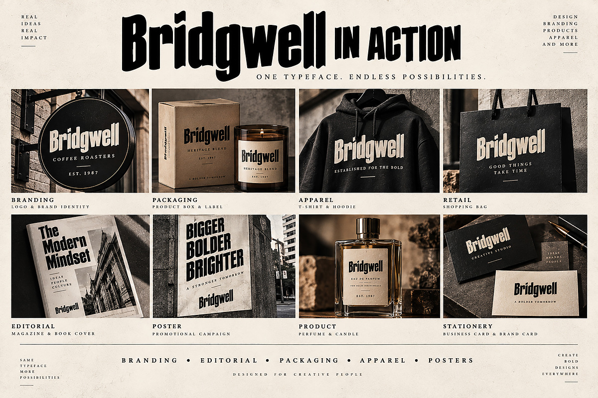 Bridgwell, a Script Font by Wow Magic (Photo 2 of 5)