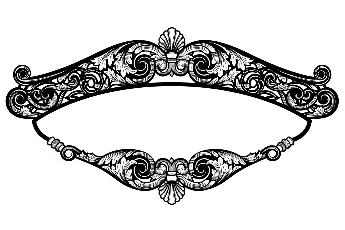 Vintage Ornament Frame Vector Bundle, an Illustration by Creativeshirt (Photo 4 of 51)