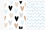 Baby Shower Vector Cards & Patterns, a Seasonal Illustration by Pokraky (Thumbnail 5 of 6)