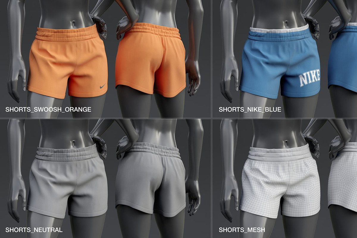 Female mannequin in clothes POSE 1, a Characters & Person 3D Model by mrGarret (Photo 35 of 45)