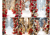 Christmas Bokeh Digital Background, a Background Photo by Winwin Design Art (Thumbnail 7 of 8)