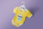 Baby Romper Mockup, a Product Mockup by PixelVoyager (Thumbnail 5 of 8)