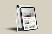 Tablet Pro Mockup, an iPad Mockup by Hubzway (Thumbnail 4 of 9)