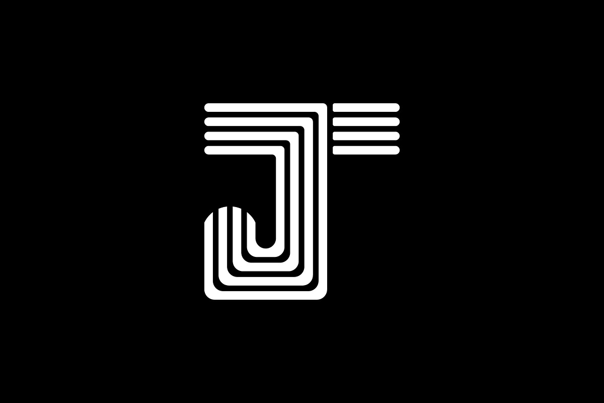 Retro T and J Monogram Logo Design, a Branding & Logo Template by Salman Shop (Photo 3 of 4)