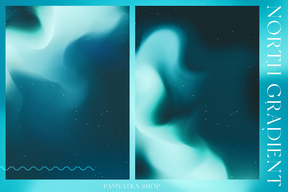 Northern lights - Gradient Textures, a Texture Graphic by Pamyatka Shop (Photo 8 of 14)