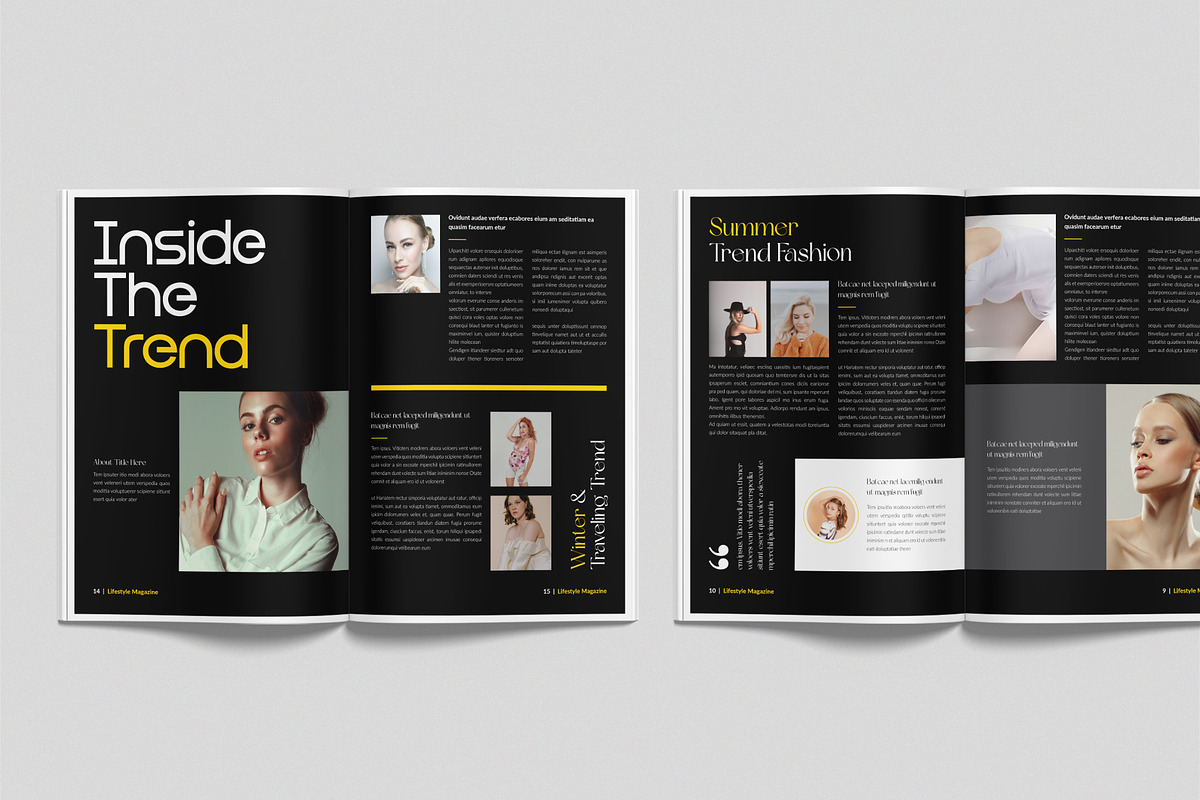 The Lifestyle Magazine Template, a Magazine Template by NorthPeak (Photo 7 of 9)