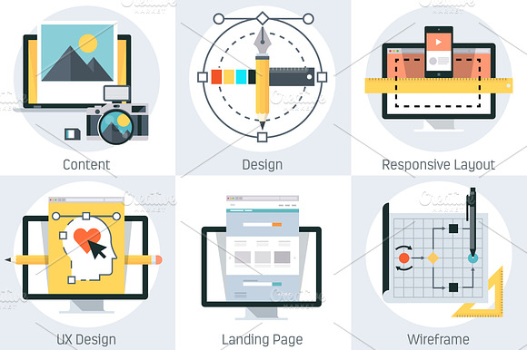 Web Development Theme Flat Style C