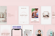 Yoga Instagram Canva Template Buri, a Social Media Template by VeliusCreativeStudio (Thumbnail 4 of 9)