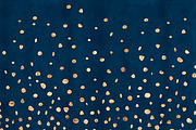 Shimmery Gold & Navy Holiday Set, a Pattern Graphic by Blixa 6 Studios (Thumbnail 2 of 6)