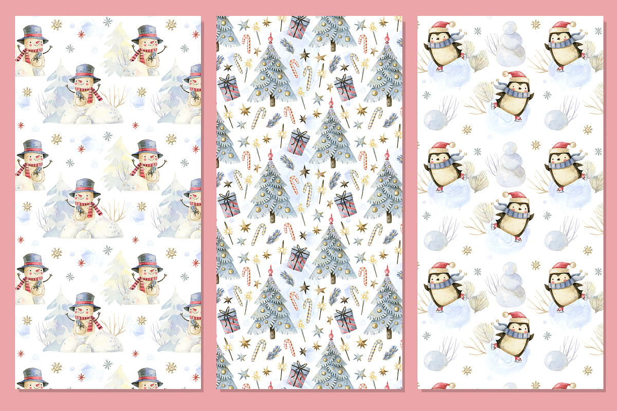 Christmas friends. New Year's set., an Animal Illustration by babenkoirusa (Photo 12 of 15)