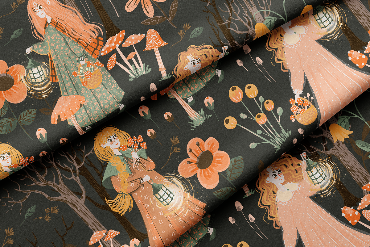 Fairy Forest Irish Pattern, a Pattern Graphic by Lady Bruniere Design (Photo 5 of 6)