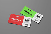 Gift Voucher Mockup, an Advertising Mockup by GraphicWindow (Thumbnail 4 of 9)