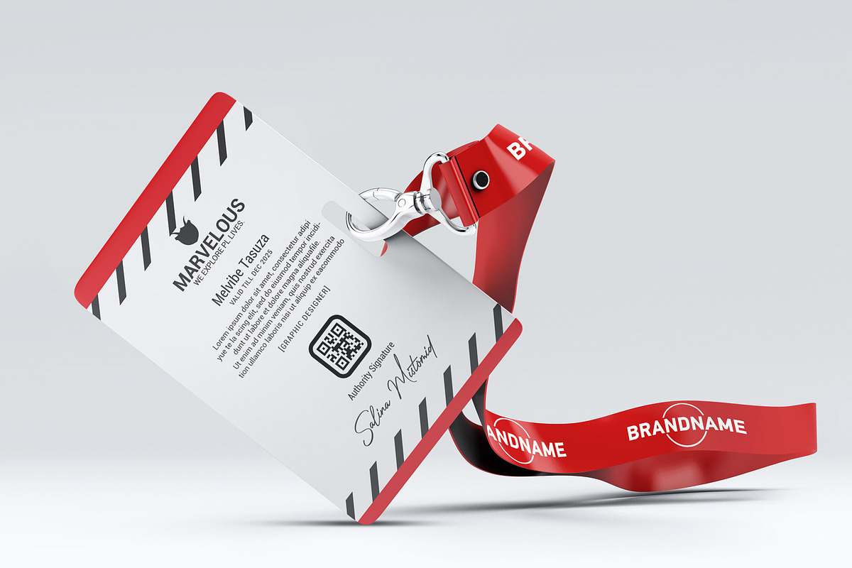 Teacher Identity Card Design, a Stationery Template by Business Flyers (Photo 4 of 4)