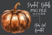 Luxury Brown & Gold Halloween Clipar, an Illustration by Rose Art (Thumbnail 5 of 7)