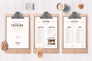 Classy Food Menu 6 Template