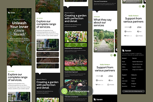 Botanical Garden Landing Page