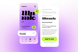 Mumle - Bold Serif Modern Typeface