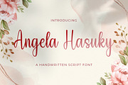 Angela Hasuky - Handwritten Font, a Script Font by StringLabs (Thumbnail 1 of 11)