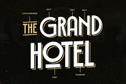 Delauney - Art Deco Font, a Serif Font by Arterfak Project (Thumbnail 10 of 13)