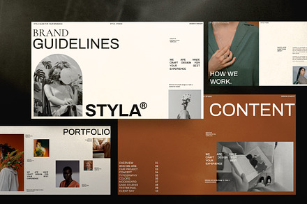Styla - Brand Proposal Powerpoint, a Presentation Template by Dirtytemp Studio