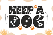 Keep a Dog Fonts - Dog Style Font, a Font by KiddoGlyphs Studio (Thumbnail 1 of 6)