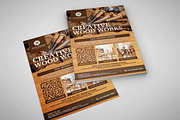 Wood Works and Wood Craft Flyer, a Flyer Template by PSDPixel (Thumbnail 3 of 5)