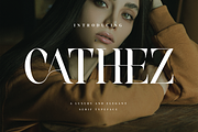 Cathez - Elegant Serif Font, a Serif Font by Aqeel_Art (Thumbnail 1 of 10)
