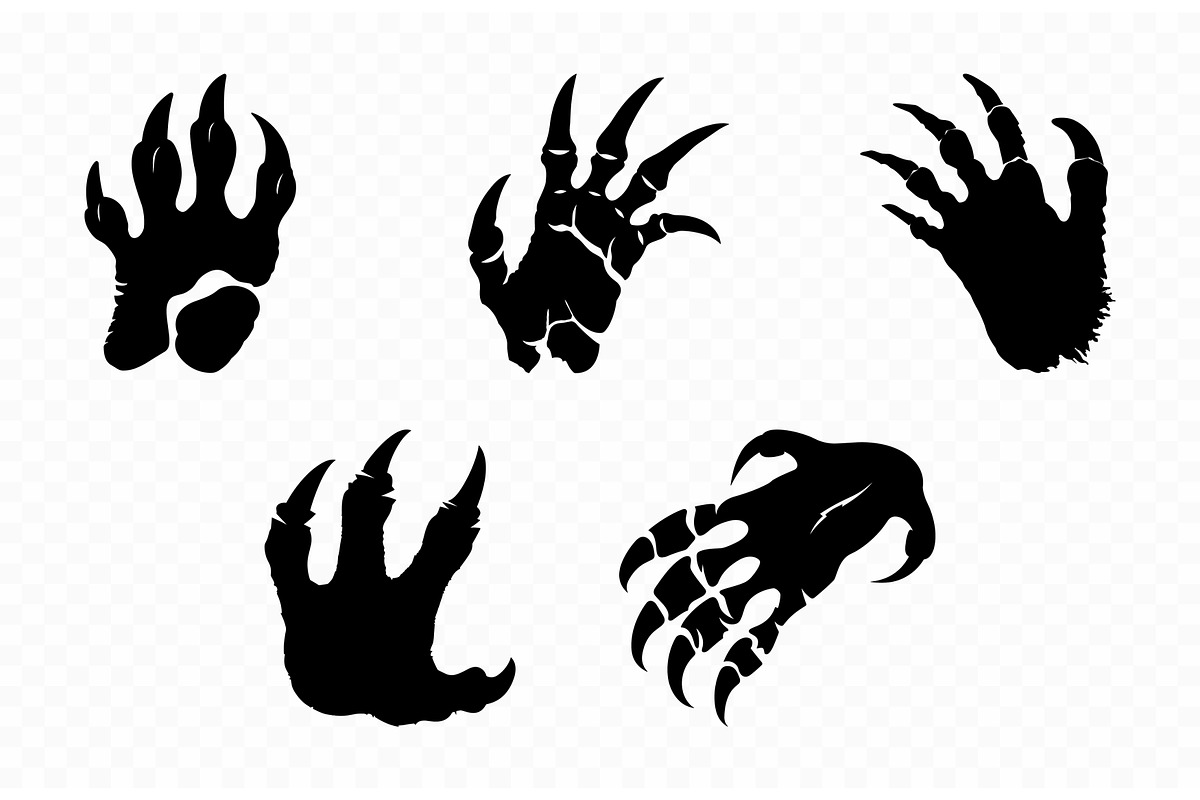 Dinosaur Footprint SVG Vector Bundle, an Animal Illustration by Gfx Expert Team (Photo 3 of 3)