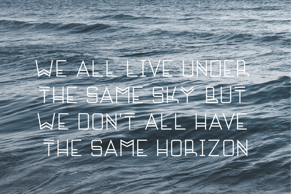 Horizon Font preview 3